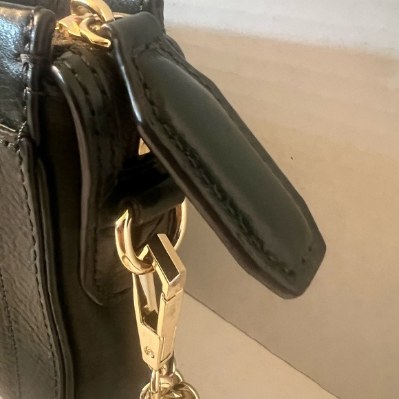 Authentic REBECCA MINKOFF Crosby Crossbody Bag Green Leather!!! - Picture 5 of 15